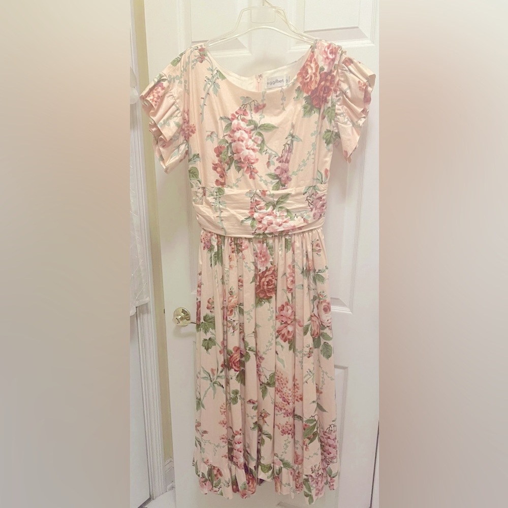 s.g. gilbert Vintage Flower Dress Size 12